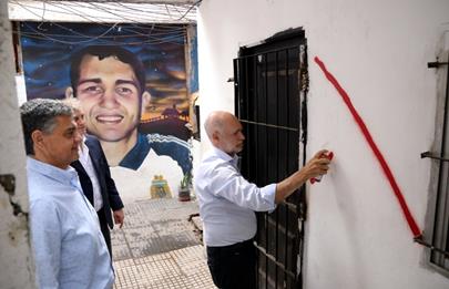 Larreta presenció el tapiado de un búnker narco en la villa 15