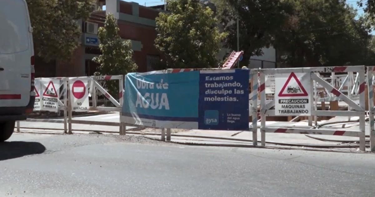 Aviso de AySA por trabajos del Plan Integral de Mejora y Mantenimiento