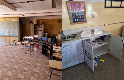 UTE repudió el robo a la escuela de Villa Lugano