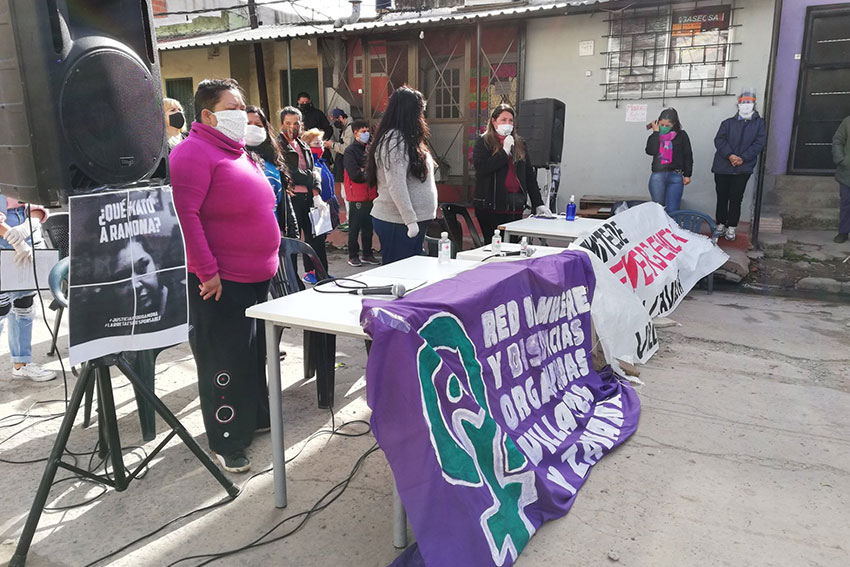 Movilización por el despido de mujeres encargadas de la recolección de residuos en la villa 21-24 Zavaleta