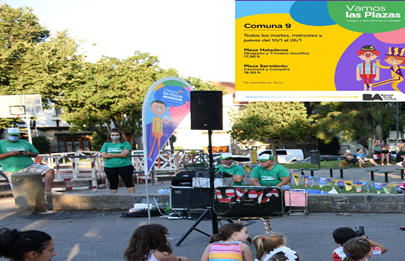 Vamos las Plazas 2023 en la Comuna 9