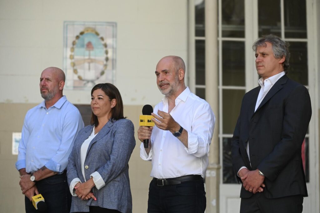 Larreta visitó una de las escuelas del programa Verano de la Ciudad