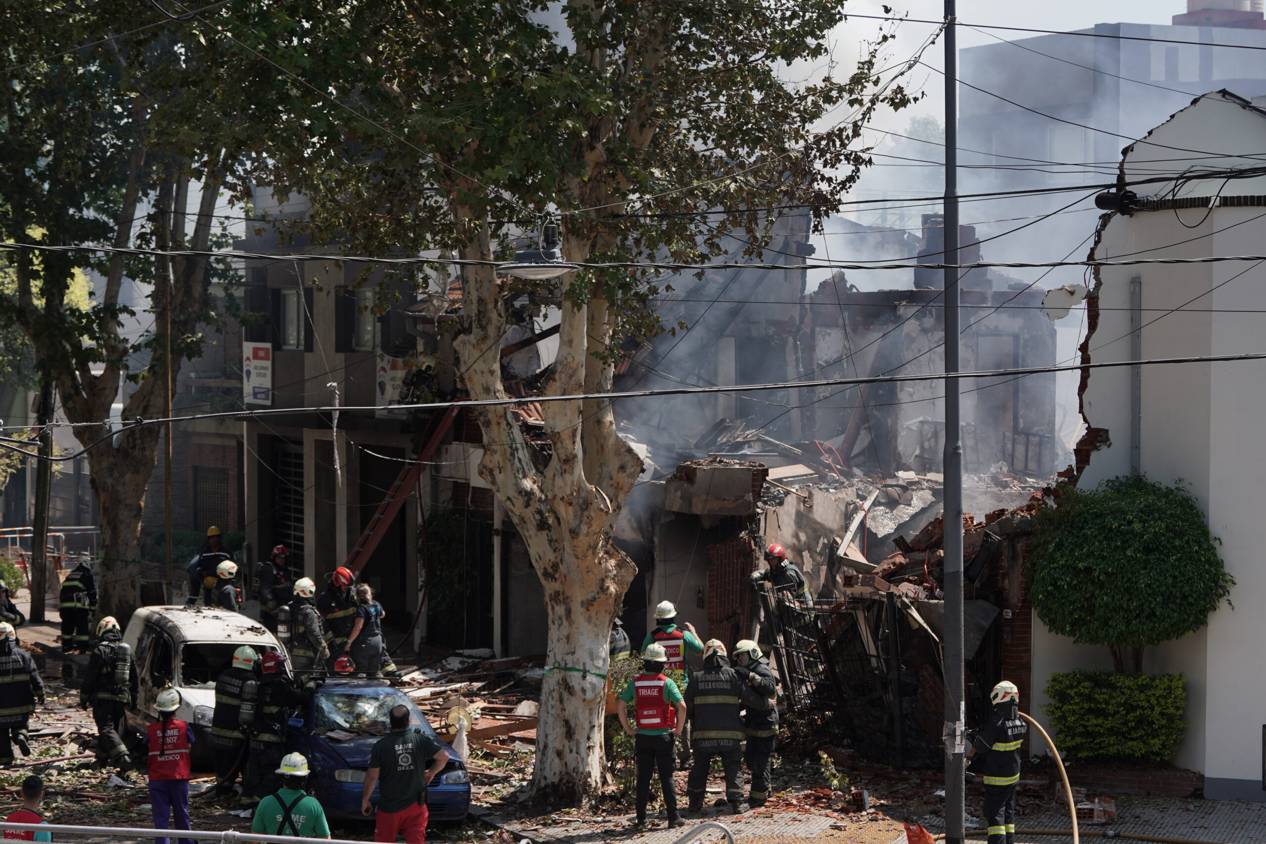 Incendio y derrumbe en Villa Devoto: cinco imputados por estrago culposo
