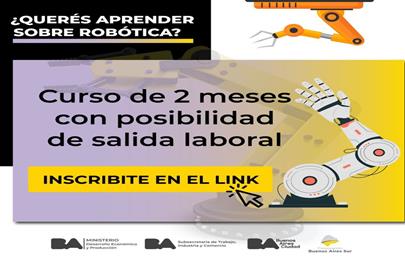 Curso de robótica en el Parque Roca