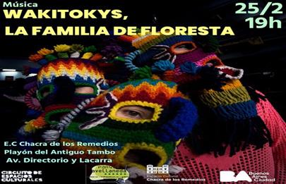 Wakitokys, la familia de Floresta en Parque Avellaneda
