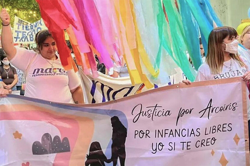 Impiden que la niña Arcoiris sea enviada, según un fallo judicial, a vivir con su abusador