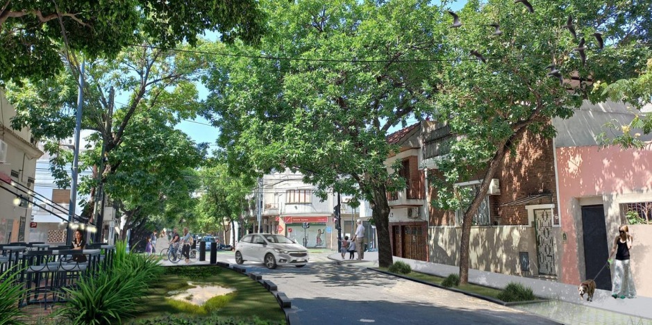 Boedo: inicia la obra Calle Verde Castro luego de presentar el proyecto consensuado con vecinos