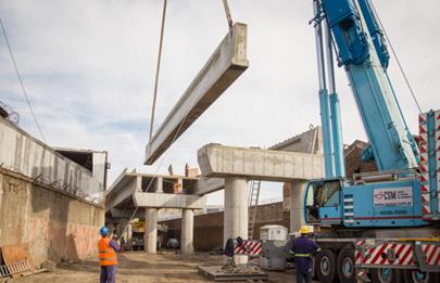 Avanzan las obras del Ferrocarril Belgrano Sur