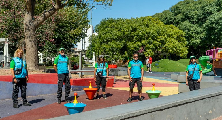 Guardaparques porteños y los espacios verdes de la Ciudad