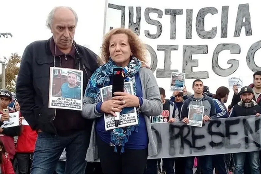 Asesinato de Diego Cagliero: empezó el juicio contra dos efectivos de la Bonaerense