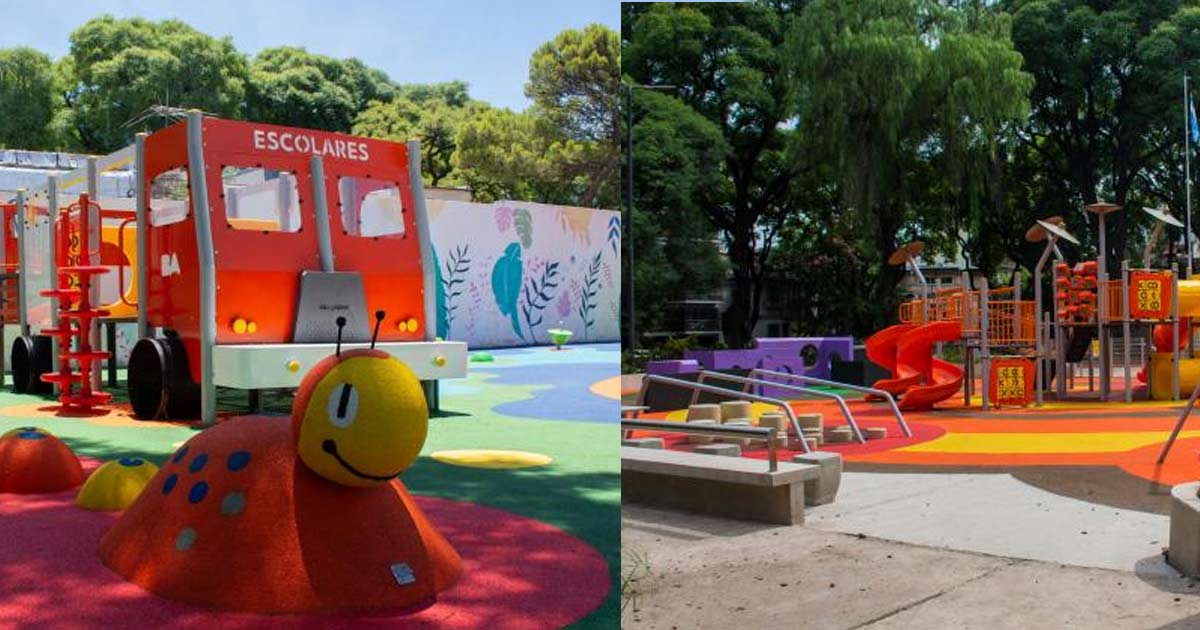 Plazas renovadas en la Comuna 15