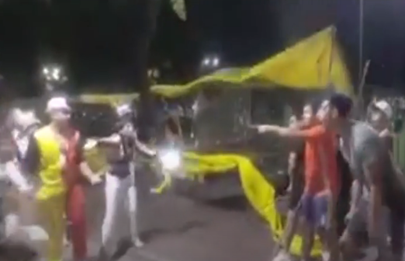 Enfrentamientos en el corso de Parque Patricios