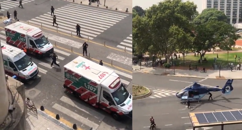Retiro: balearon a una policía porteña y está grave