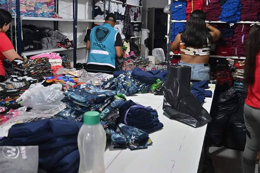 Clausuran un taller textil clandestino e Imputan al responsable por trata de personas