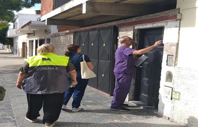 Operativos de prevención contra el Dengue en la Comuna 9