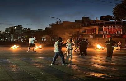Cortes de calles en varias zonas de la Comuna 8