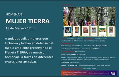 Mujer tierra homenaje a la mujer en Marcó del Pont