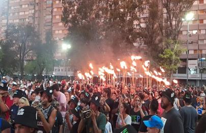 Marcha de las Antorchas en Villa Lugano