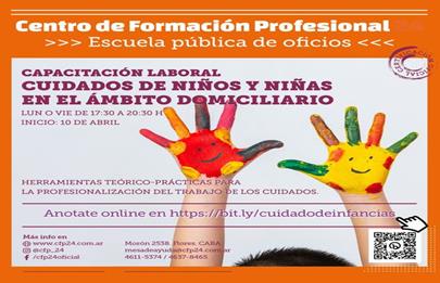 Nueva propuesta de capacitación laboral en CFP 24 de Flores