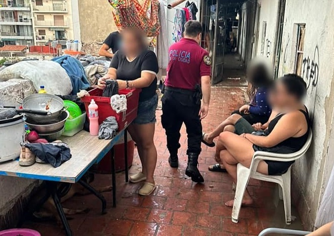 Constitución: desalojaron una vivienda y hubo dos detenidos