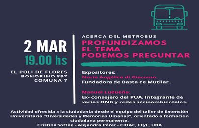 Acerca del Metrobús “profundicemos el tema podemos preguntar”