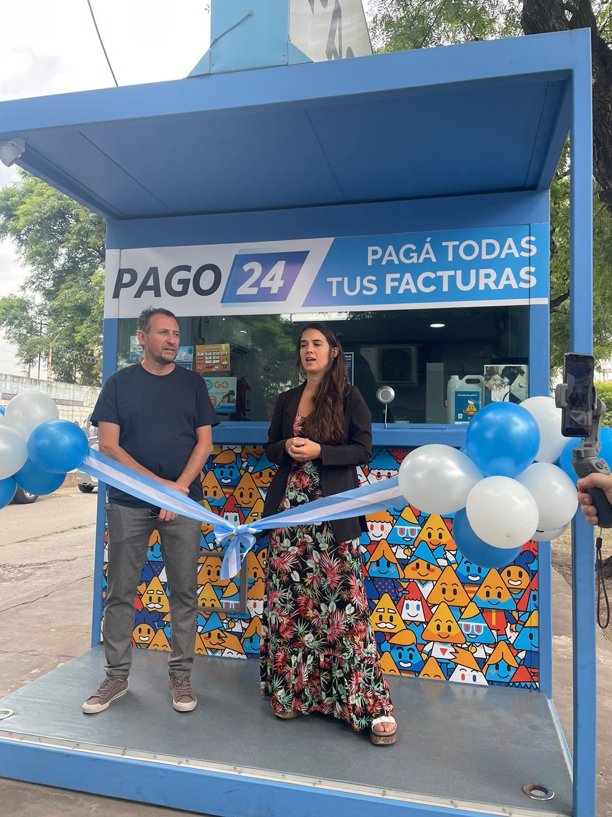 Flores: abrió una Unidad Modular de inclusión financiera de PAGO24 en el Barrio Ricciardelli