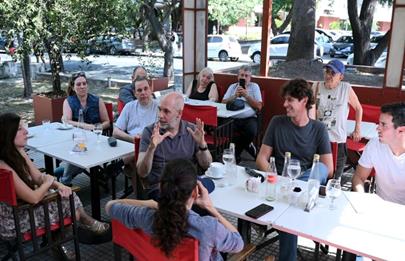 Larreta y Lousteau una unidad que no se rompe recorrido Parque Chacabuco