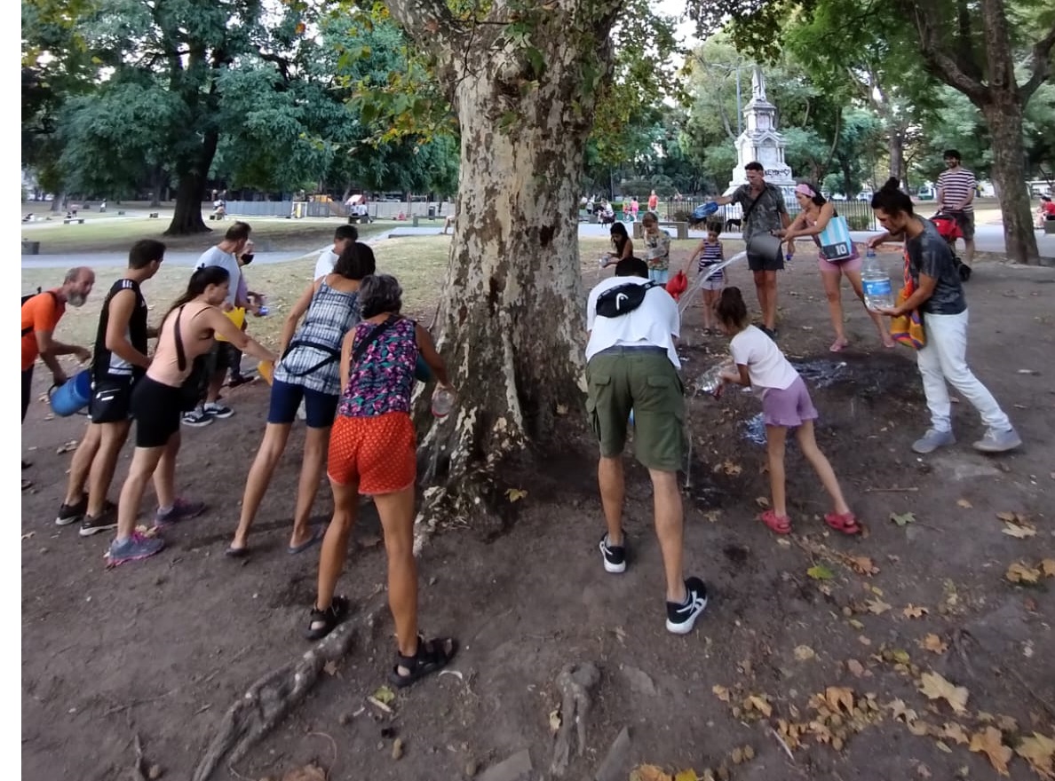 “Se muere el Parque Ameghino”: vecinos denuncian problemas de riego y luz