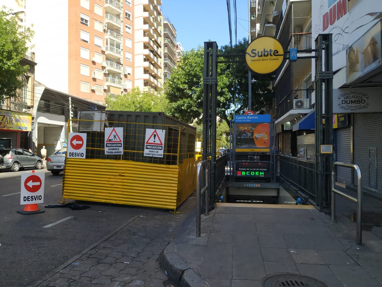 Almagro: la estación Castro Barros permanecerá cerrada dos meses para obras de puesta en valor
