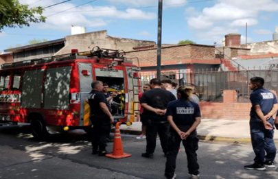 Aspirantes para formar parte de los bomberos voluntarios de Villa Lugano