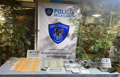 Narcomenudeo en Liniers: detienen a cultivador de plantas de cannabis