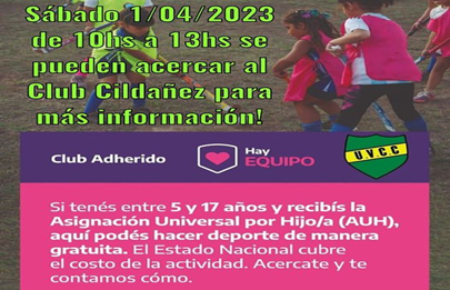 El sábado se presenta “Hay equipo” en el club Cildañez