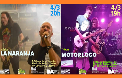 Marzo con sábados de Rock en Parque Avellaneda