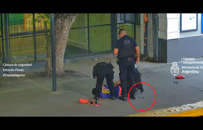 Flores: La Policía Federal detuvo a un hombre que amenazaba con hacer explotar una granada en la estación