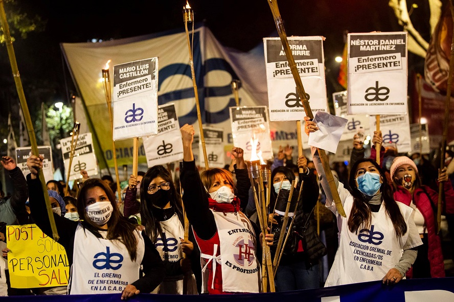 Sigue el paro de enfermería en los CESAC porteños y marcharán al centro de CABA