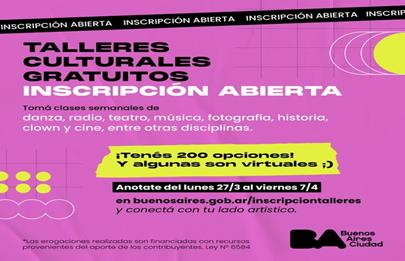 Inscripción a Talleres del Marcó del Pont