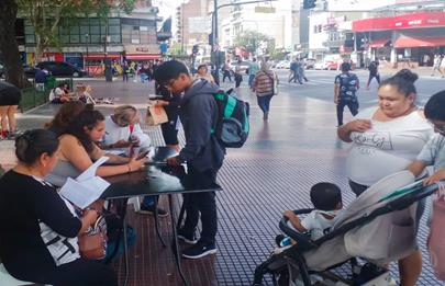 Jornada de inscripción al programa Progresar en la Comuna 7