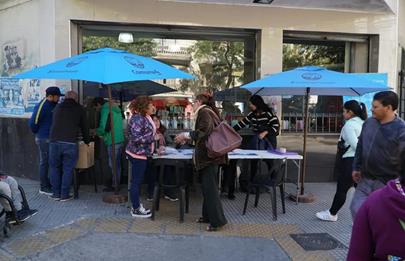 Operativo de Cercanía en La Boca