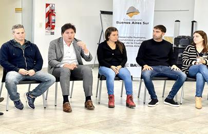 Estudiantes visitaron la sede de la Corporación Buenos Aires Sur