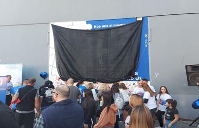1° Mural de Visibilización del Autismo” en Mataderos