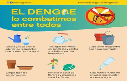 Recomendaciones para prevenir el Dengue
