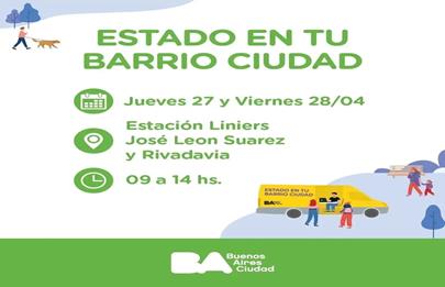 El Estado en tu barrio Ciudad se presenta en Liniers