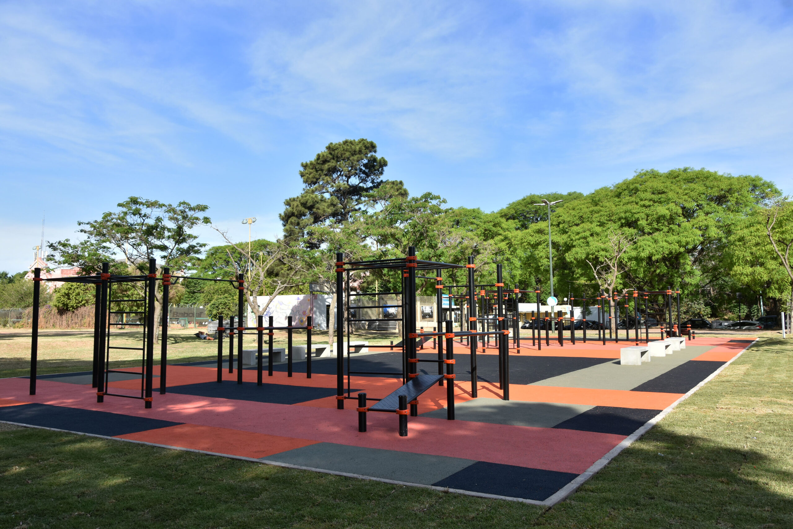 Cómo es el circuito de calistenia más grande de la ciudad de Buenos Aires