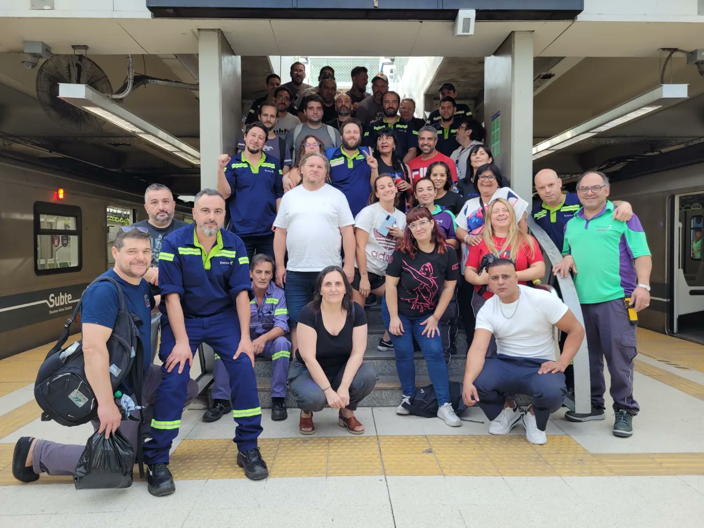 Los metrodelegados anunciaron un nuevo paro en las Líneas D y E