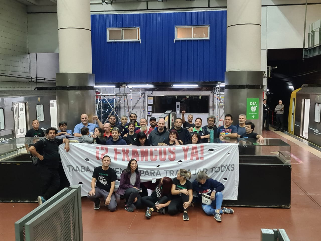 Los metrodelegados anunciaron un nuevo paro en las Líneas  A y H