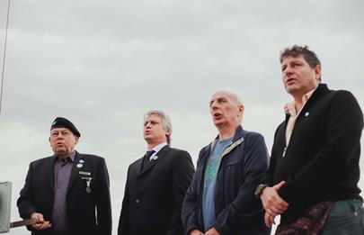 El GCBA rindió homenaje a los caídos y veteranos de Malvinas en la Comuna 8