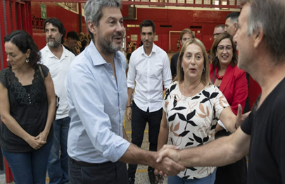 Lammens visitó y recorrió el club Juventud de Liniers