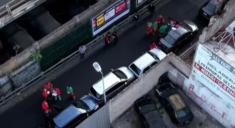 Boedo: seis heridos por un choque en cadena en la Autopista 25 de Mayo