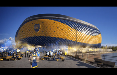 Presentaron el proyecto Bombonera 360 para mas de 100.000 hinchas