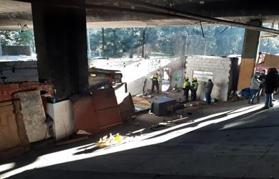 Los vecinos de Parque Avellaneda, recuperan el predio bajo autopista de Remedios y Ameghino